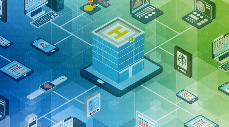 Hospital networks abstract image