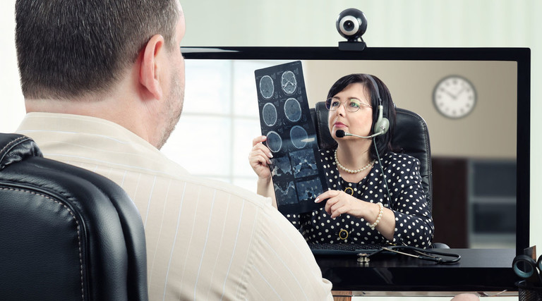 Doctor visit via telemedicine