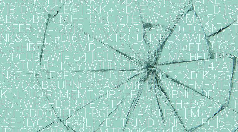 cracked glass