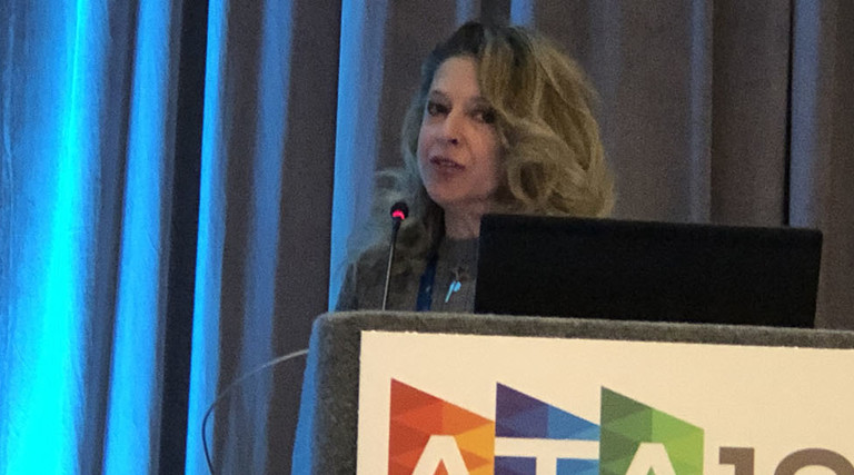 Erin Denholm, President and CEO of Trinity Health At Home, spoke at ATA19 about how her organization has empowered patients through technology.