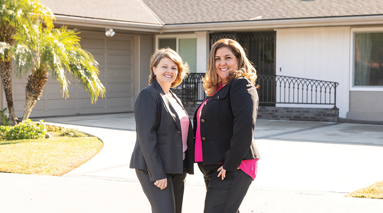Easterseals Southern California CIO Stacie DePeau, left, and Lupe Trevizo-Reinoso, Vice President of Living Options.