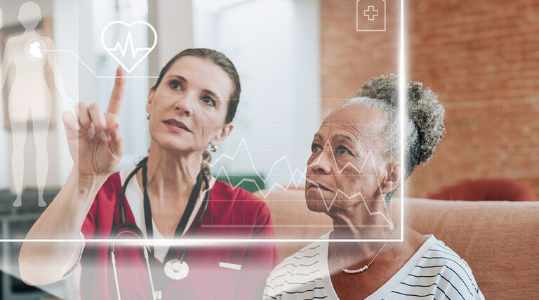 Home medical care using artificial intelligence
