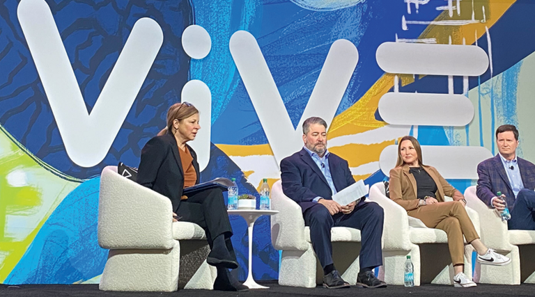 Panelists on stage at ViVE 2025