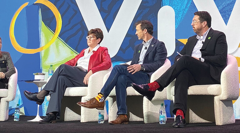 Panelists on stage at ViVE 2025