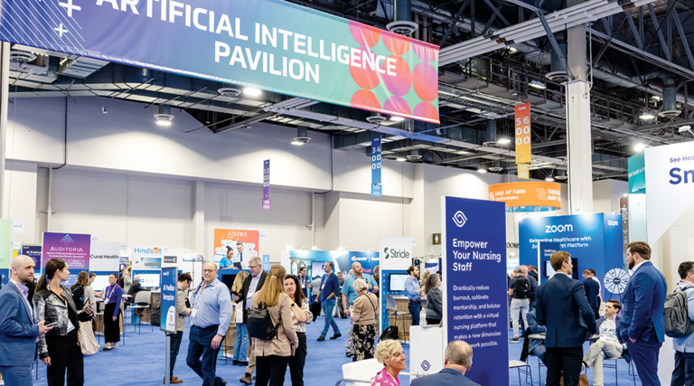 HIMSS exhibit floor