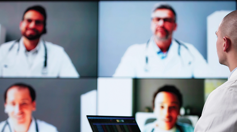 remote call with care team