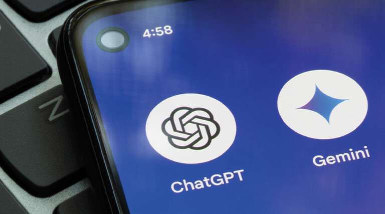 Teléfono móvil con aplicaciones de IA