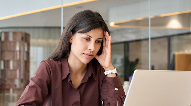 Person using computer