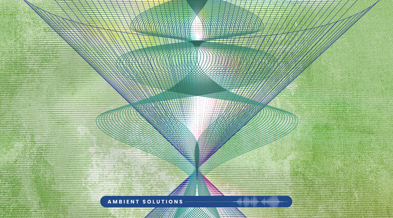 abstract illustration of sound waves