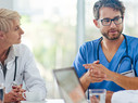 Shot of a team of doctors having a meeting in a hospital