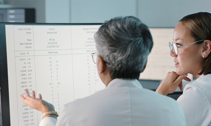 Doctors reviewing documents