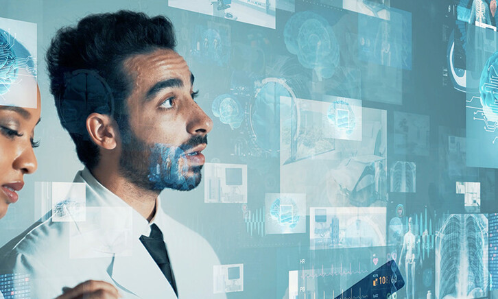 Doctors using AI in hospital