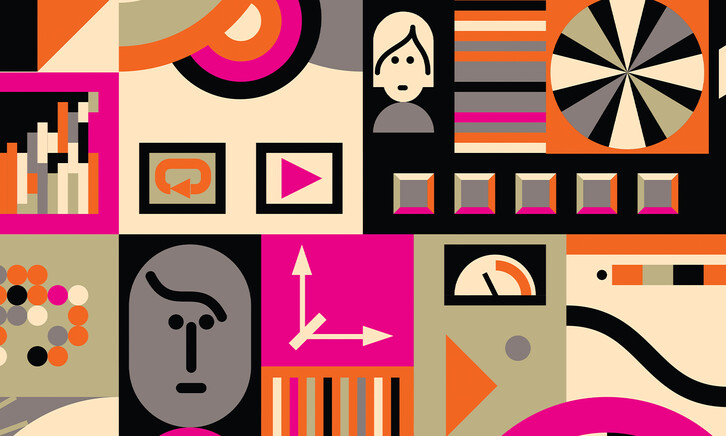 illustration of people and graphs