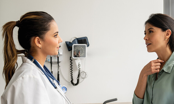 doctor pays full attention to patient during check up