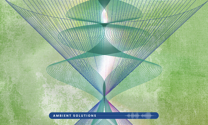 abstract illustration of sound waves