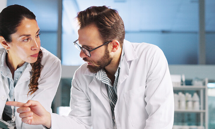 clinicians discuss data