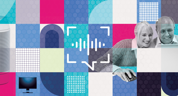 Senior care tech trends concept