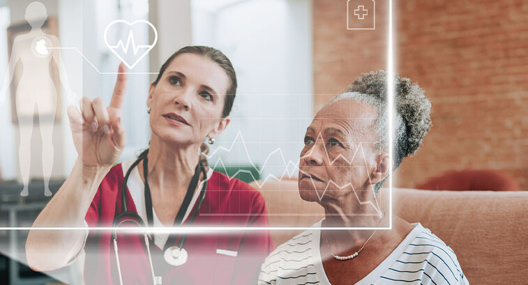 Home medical care using artificial intelligence