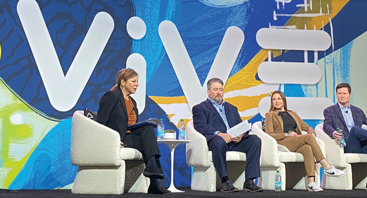 Panelists on stage at ViVE 2025