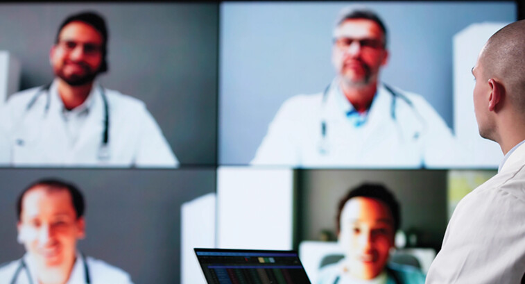 remote call with care team