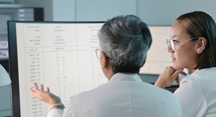 Doctors reviewing documents