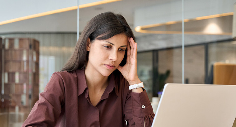 Person using computer