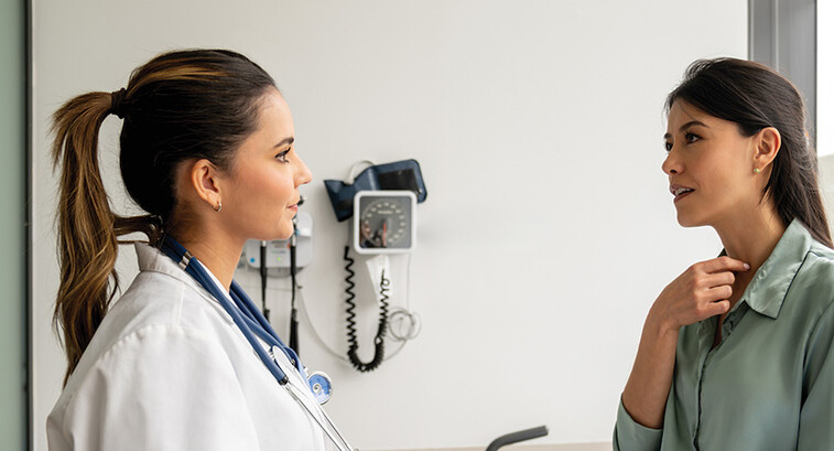 doctor pays full attention to patient during check up