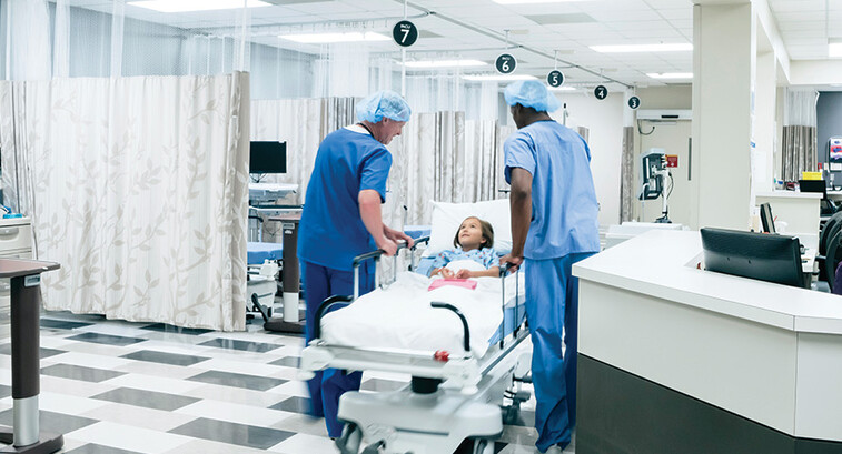 busy hospital