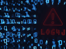 Log4j warning surrounded by code