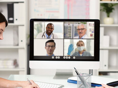 doctors having a video conference call