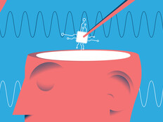 illustration of computer chip being put inside head with waves