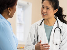 doctor gives a patient her full attention