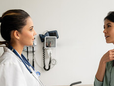 doctor pays full attention to patient during check up