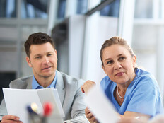 healthcare business meeting