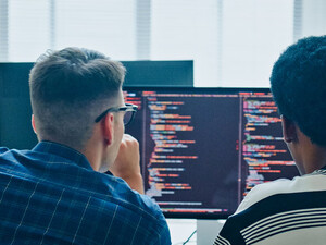 Coworkers coding