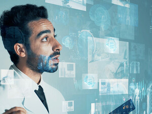 Doctors using AI in hospital