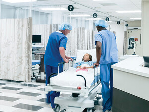 busy hospital