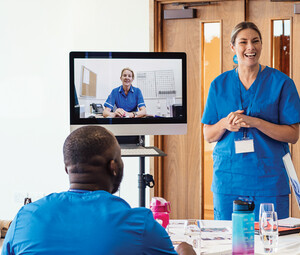 healthcare team at meeting